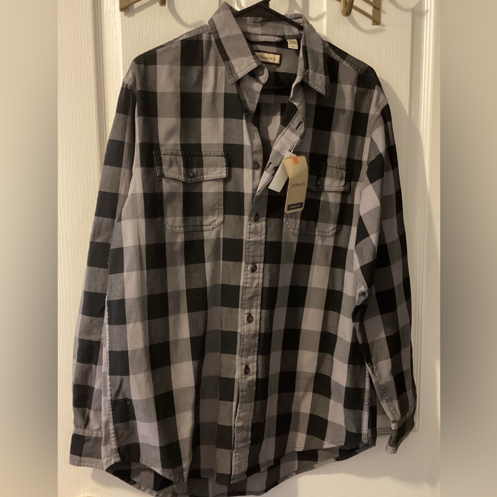GH Bass Co Mountain Twill shirt size M